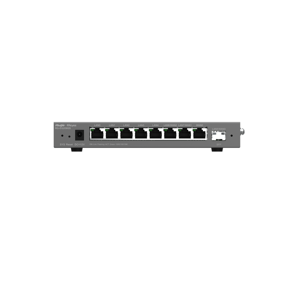 RUIJIE Router gestionado en la nube SFP de 9 puertos Gigabit Reyee