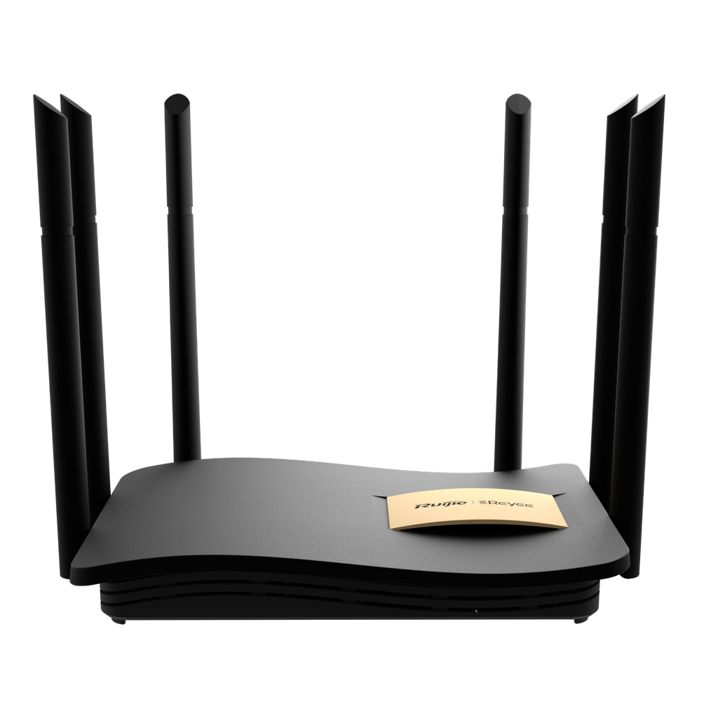 ROUTER HOGAR CONEXION WAN 1Gbps DOBLE BANDA 6 ANTENAS MIMO 2X2 WIFI 5 RUIJIE